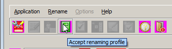Renaming profile