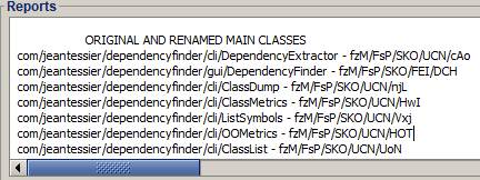 Original and renamed main classes