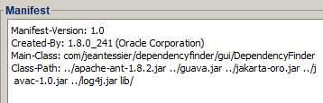 Proposed manifest