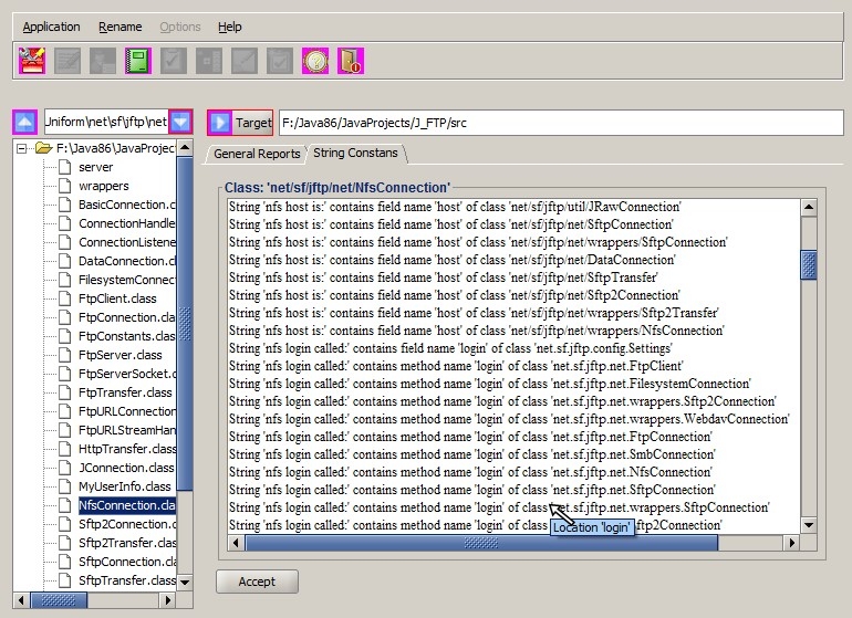 String constants example